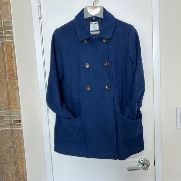 Double-breasted Old Navy Soft-Brushed Peacoat S - Picture 4 of 7